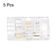 thumbnail image 3 of Conector de tira LED de 5 piezas, conector de 3 pines de 10 mm para luces de tira, conector adaptador de luz LED transparente sin soldadura, 3 of 6