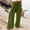 Army Green, variant on Outfmvch Flowy Pants for Women Linen for Women Flowy Wide Leg Drawstring High Waist Casual Capri Baggy Wide Leg Baggy Straight Leg Gaucho Pant Wide Leg Linen Pants Flowy Lounge Army Green S-3XL