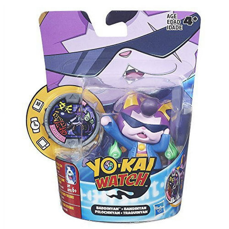 Yo-Kai Watch - Figura com Medalha - Baddinyan B7138 - MP Brinquedos