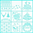 thumbnail image 6 of Cake Decorating Stencils Christmas Cookie Templates Wedding Cake Decorative Flower Edge Molding Gift for Baking Lover, 6 of 8
