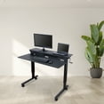 Stand Up Desk Store Crank Adjustable Two Tier Standing Desk with Heavy