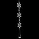 thumbnail image 5 of 10 cadenas de cristal de copo de nieve, decoración de ventana de hilo colgante de vidrio DIY, 5 of 8