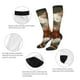 thumbnail image 3 of Fotbe Haystack Meditating Cat Calcetas Divertidas Estampadas para Hombre y Mujer, Calcetas de Algodón hasta la Rodilla para Caminar, Correr, Enfermería y Embarazo, 3 of 6