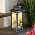 thumbnail image 2 of Evergreen Fluttering Garden Friends Solar Lantern, Dragonfly- 4 x 10 x 4 Decorative Outdoor Lighting, 2 of 2