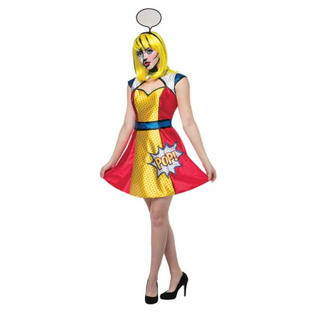 Adult Pop Art Girl Costume by Rasta Imposta 6464