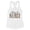 White, variant on Orthopedic Nurse Leopard Print Tank Top Fitted Racerback Women's Large White