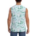 thumbnail image 4 of Haiem Men's Rabbit And Dragonfly Print Tank Tops Summer Sleeveless Cut Off Workout T-Shirts Fitness Vest Athletic Undershirts-X-Large, 4 of 8