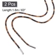 thumbnail image 2 of Unique Bargains 2Pack Rhinestone Shoe Lace, 63' Bling Glittered Ropes Drawstring Cords Replacement (Yellow Black), 2 of 6