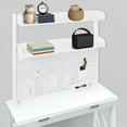 thumbnail image 2 of 2 Shelves Desk Bookcase, Multi-Purpose Clip-On Desk Organizer 39.37*4.92*37.4in 16.53 lbs Capacity for Desktop Storage in Study Rooms, Bedrooms, 2 of 14