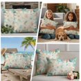 thumbnail image 4 of Outdoor Pillow Covers 18x18 Set of 2, Beach Coastal Waterproof Patio Throw Pillow Covers for Couch Sofa Chair, Summer Coral Starfish Nautical Ocean Vintage Decorative Pillowcases for Throw Pillows, 4 of 9
