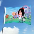 thumbnail image 6 of Cleo and Cuquin-themed Printed Flag Perfect gift for fans, friends, and family members, and suitable for indoor and outdoor activities, party decorations.48"x71" (120cm×180cm), 6 of 6