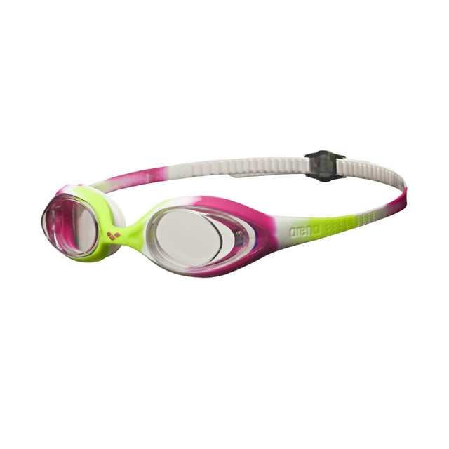 Gafas de natación Arena Spider Junior, unisex, de 6 a 12 años, color lima fucsia