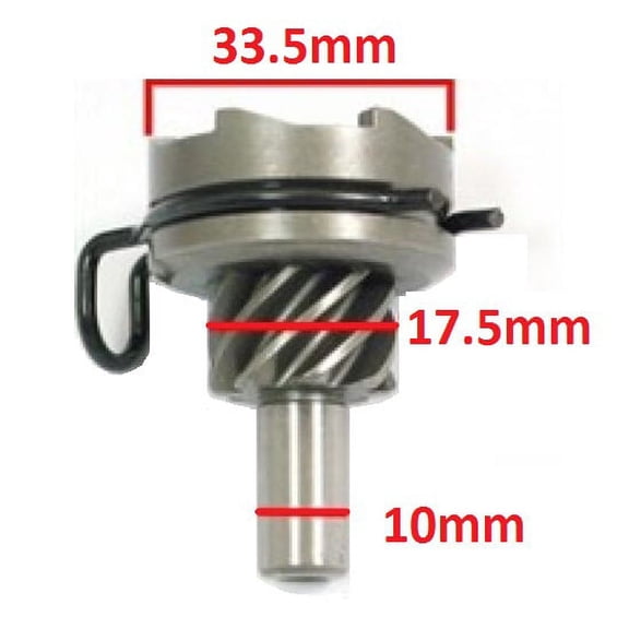 Gy6 50cc 139QMB Starter Chinese Scooter Kick Start Idle Shaft Gear 8T Engine Tao