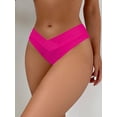 thumbnail image 3 of SherryDC Women's V Cut High Waisted Bikini Bottom High Leg Cut Swimsuit Bathing Suit Bottoms, 3 of 7