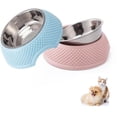 thumbnail image 1 of Plato Tazón de Mascotas XINYUICEAN Inoxidable Doble Propósito para Perro y Gato, 1 of 7