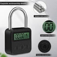 thumbnail image 4 of Metal Timer Lock LCD Display Multi-Function Electronic Time 99 Hours Max Timing USB Rechargeable Tim.., 4 of 5
