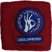 JOHN CENA Red Headband Wristbands Set WWE