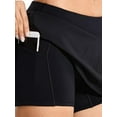thumbnail image 2 of Qmyliery Women's Shorts, Sport Mid Waist Pleated Dress Tennis Golf Skirt Back Waist Pocket Zipper Clothes for Female, 2 of 9