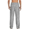 thumbnail image 3 of Xecao GlitterSilver Men's Straight Lounge Pajama Pants: The Ultimate in Comfortable Sleepwear, 3 of 9