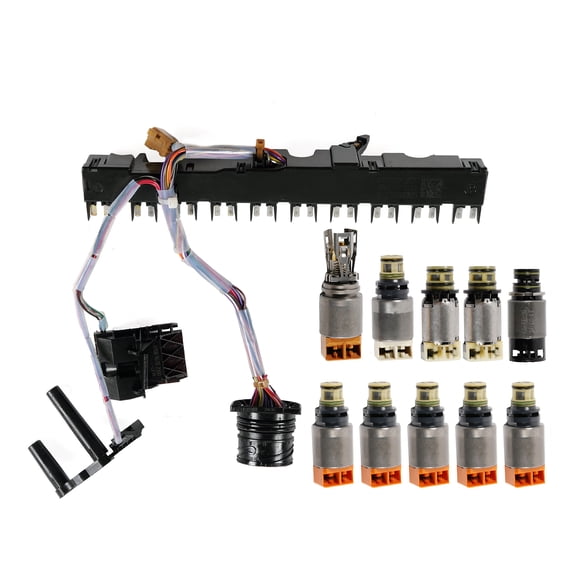 KESSOCCO Transmission Valve Solenoid Kit W/Harness 9HP-48 9-Speed for Land Rover