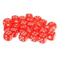 thumbnail image 2 of 25 Piezas Dados Juegos de Accesorios de Juguete Accesorio 12 Mm Dados de Seis Caras CUTICAT Translúcido dados, 2 of 8