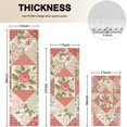 thumbnail image 4 of Pioneer Flower Floral Print Pattern Kitchen Rugs Sets Of 3,Kitchen Runner Rugs Non Skid Washable,Decorative Kitchen Floor Mats for Kitchen,Sink,Laundry,17"x30"+ 17"x47" + 17"x59", 4 of 6
