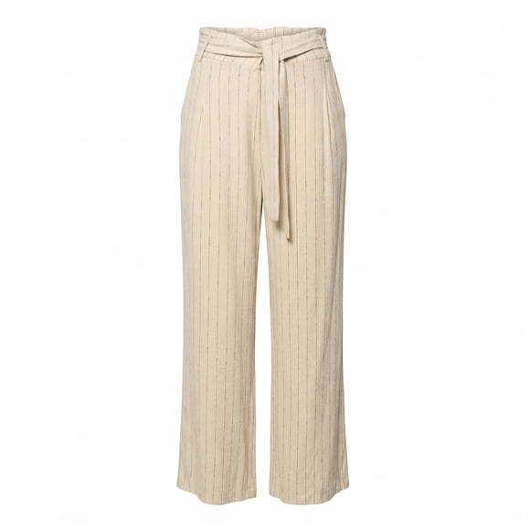 Pantalón Quarry para Dama, Rayas Beige Talla EG