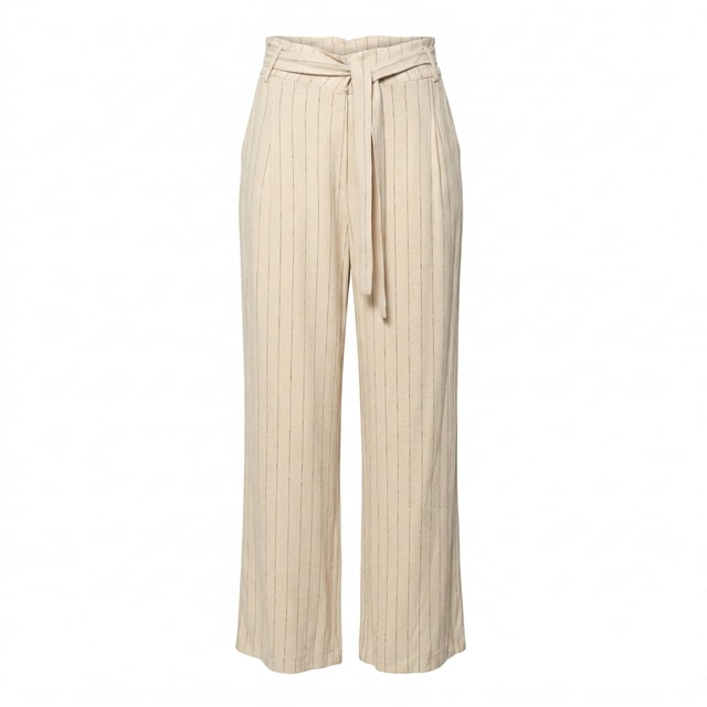 Pantalón Quarry para Dama, Rayas Beige Talla CH