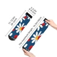 thumbnail image 4 of Naloa Daisies With Ladybugs Ankle Socks for Women Non Slip Socks No Show Socks Classic Low Cut Casual Socks Casual Socks, 4 of 7