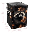 thumbnail image 5 of Raccoon Mini Trash Can for Car: Foldable, with Lid, Leak-Proof, and Hanging Storage Bag, 5 of 6