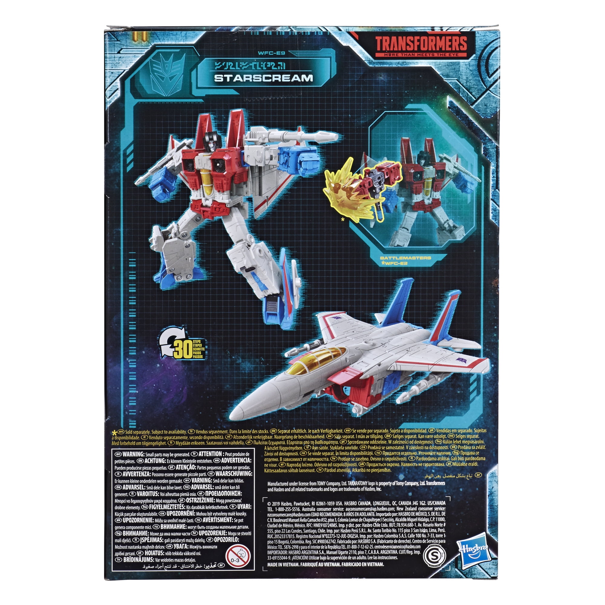 Hasbro Transformers War for Cybertron Earthrise Deluxe Starscream Action Figure for sale online 