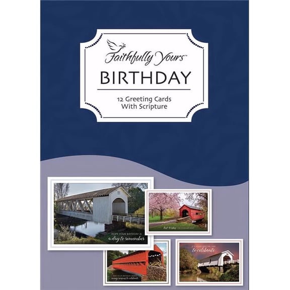 Birthday, Covered Bridges, Boxed Cards (Kjv)