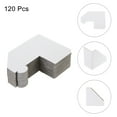 thumbnail image 3 of Uxcell 120 Pack Adjustable Cardboard Corner Protector, Cardboard Edges Protector 9.5x9.5cm Fits 1, 1.5 and 2 Inch Brown, 3 of 6