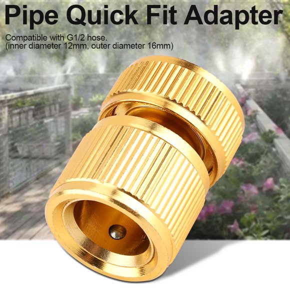Adaptador de ajuste rápido de tubería de jardín de aleación Ccdes
