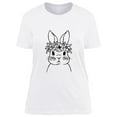 thumbnail image 5 of XCHQRTI Happy Easter Shirt for Women Short Sleeve Graphic Rabbit Cute Tshirt Letter Vintage Tee Shirt, 5 of 8
