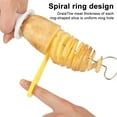 thumbnail image 4 of Spiral Potato Slicer Manual Vegetable Spiralizer with 4 Stainless Steel Skewers Curly Fry Chip Maker Dishwasher Safe Kitchen Tool, 4 of 8