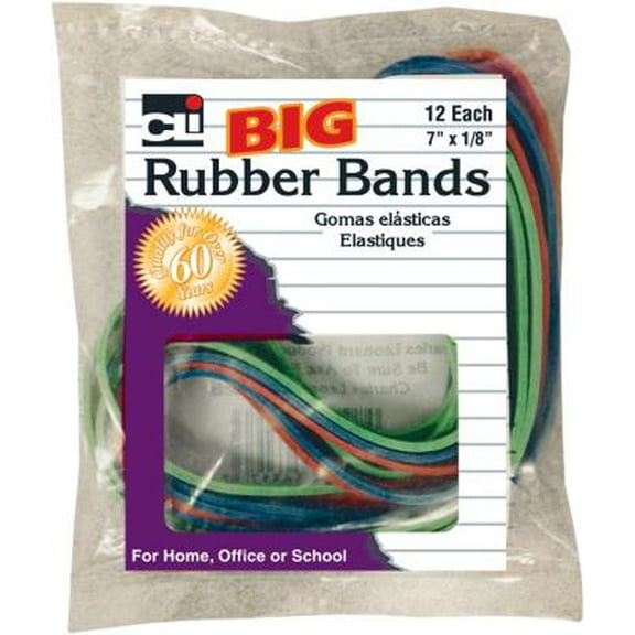 Charles Leonard Inc Big Rubber Brand (Pack of 3)