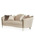 thumbnail image 2 of Michael Amini Villa Cherie Velvet Sofa in Porcini/Hazelnut Brown, 2 of 17