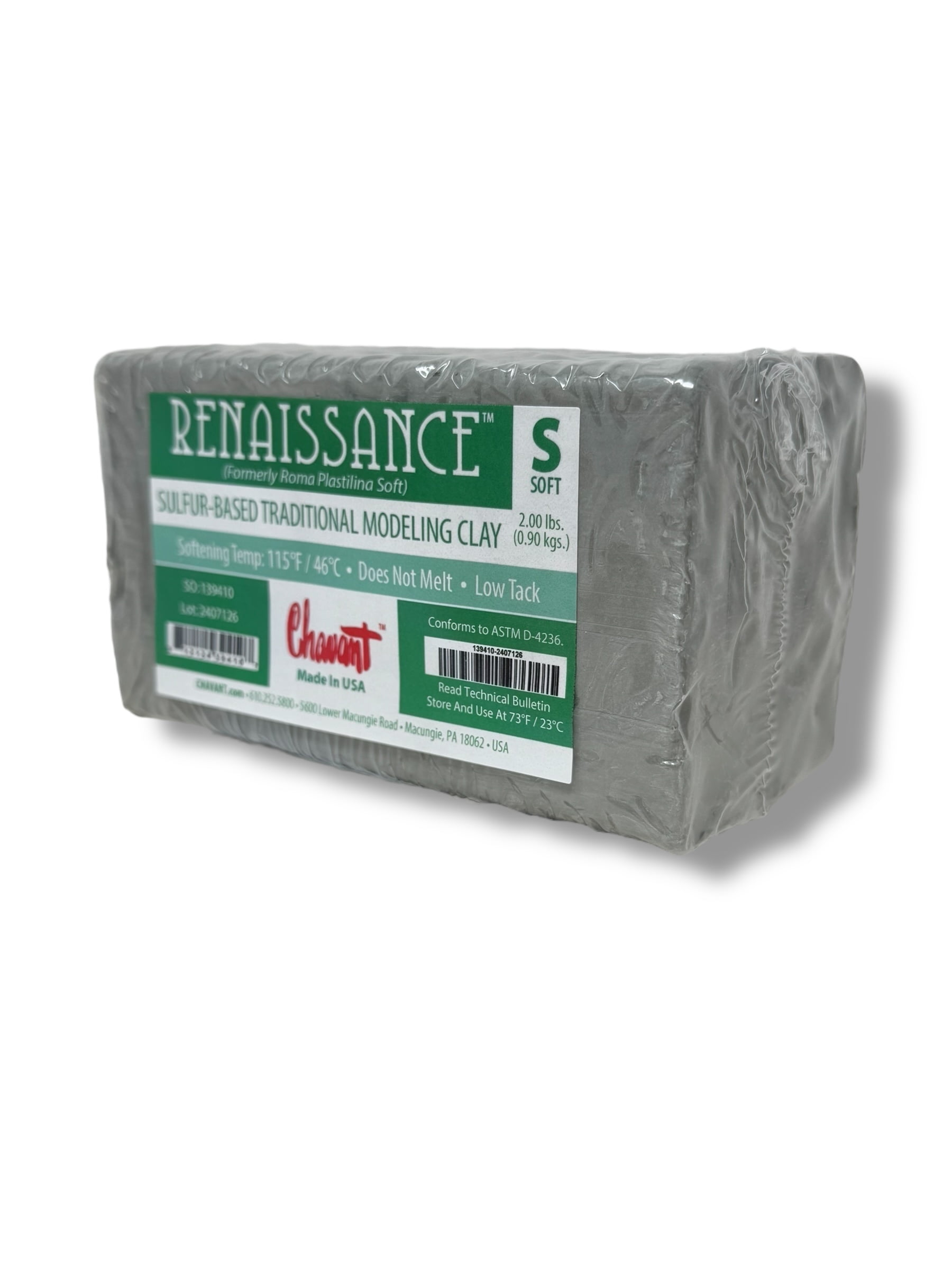 Chavant - Roma Plastilina - Soft ( 2lb Bricks )