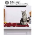 thumbnail image 6 of Large Induction Cooktop Protector Mat Christmas Stove Top Covers for Electric Stove, Winter Xmas Balls Cartoon Cute Weeping Red Decorative Stove Burner Cover Mats, Glass Top Stove Cover, 6 of 7