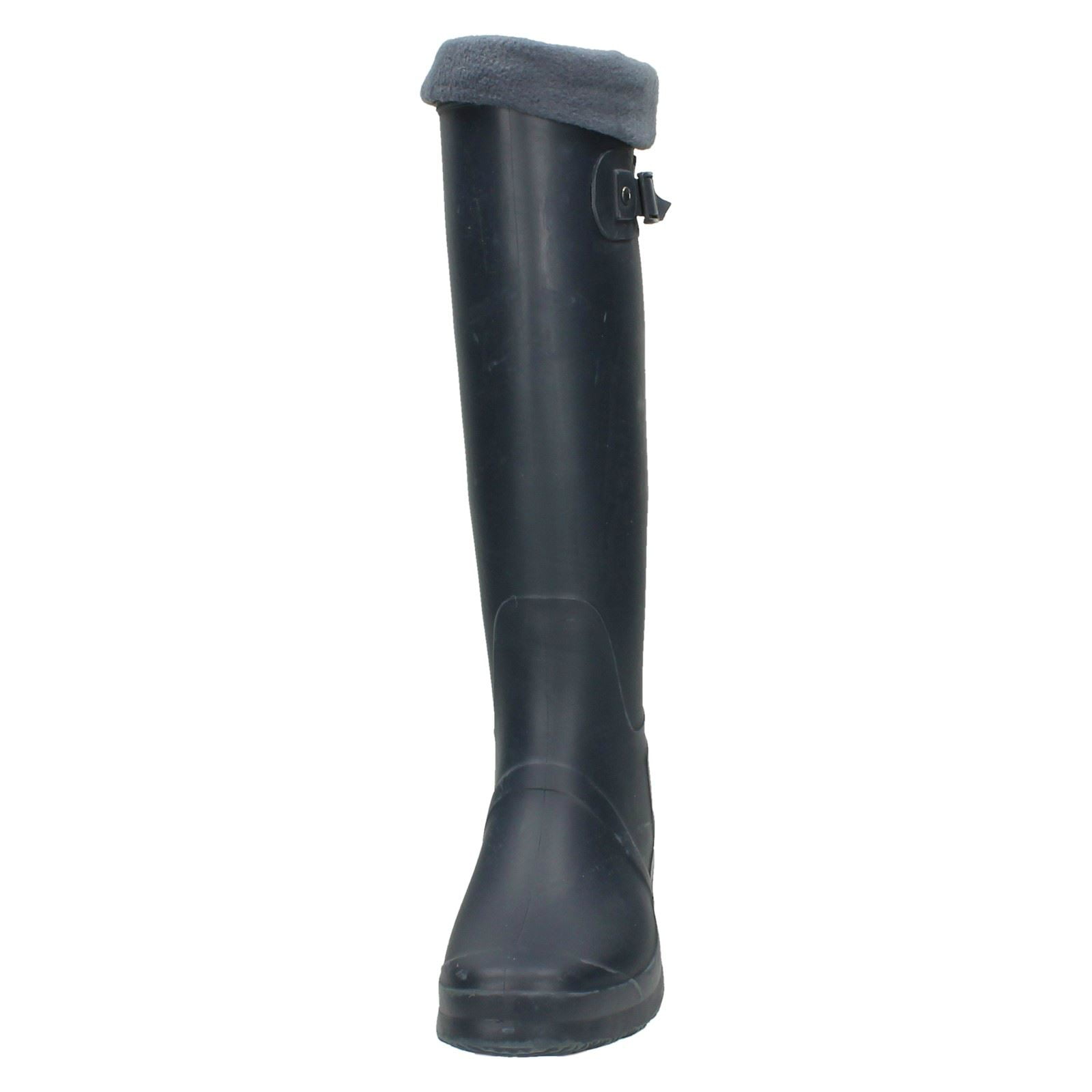 Spot On Womens//Ladies Buckle Adjustment Wellingtons