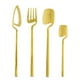 thumbnail image 1 of Juego de Cubiertos Dorados Idea Nuova 24 piezas de Acero Inoxidable, 1 of 5