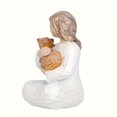 thumbnail image 3 of Figura de niña con escultura de resina de gato de 12,5 cm para decoración, 3 of 3