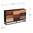 thumbnail image 2 of SEI Furniture Harvey Console Table in Wood and Black, 2 of 4