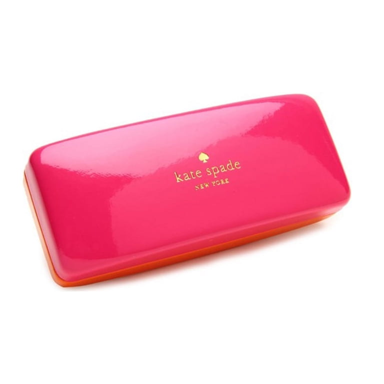 kate spade Hot Pink Aviator Sunglasses with Matching Case Kate Spade Eyeglass Case - Etsy main image 4