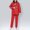 Red, variant on Sentmoon 2 Pieces Set Rain Suit for Men and Mens Rain Pants with Hood Long Sleeve Womens Rain Coat Lightweight Waterproof with zipper Rain Jacket Women for Hiking, Camping & Everyday Use