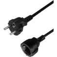 thumbnail image 2 of Toptekits CEE7/7 European Schuko Male to Female Extension Power Cords, 16A 250V, 6ft/1.8m 2-Prong European Germany CEE 7/7 M/F Extension Cord Cable for PDU UPS (Schuko M/F ,6ft/1.8m), 2 of 6