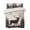 Black Tan Brown Oatmeal, variant on Quilts Twin XL Size, Vintage Forest Deer Soft Comforter Bedding Set for Bed, Rustic Country Wildlife Woodland Lightweight Quilted Bedspread with Pillow Cover(2 Pieces) for All Season, 68x98 Inch