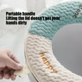 thumbnail image 4 of YHAICO Toilet Seat Elongated Toilet Seat Cushion Winter Models of The Toilet Seat Plushs Toilet Seat Cushion Thickened Toilet Seat Washable Toilet Seat Washers, 4 of 6
