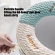 thumbnail image 4 of Funda de asiento de inodoro de felpa | Almohadilla suave y acolchada para asiento de inodoro | Protector de asiento de inodoro lavable | Cojín acogedor para asiento de baño, 4 of 6